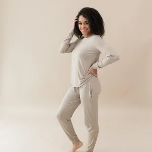 Women's Jogger Pajama Set in Almond