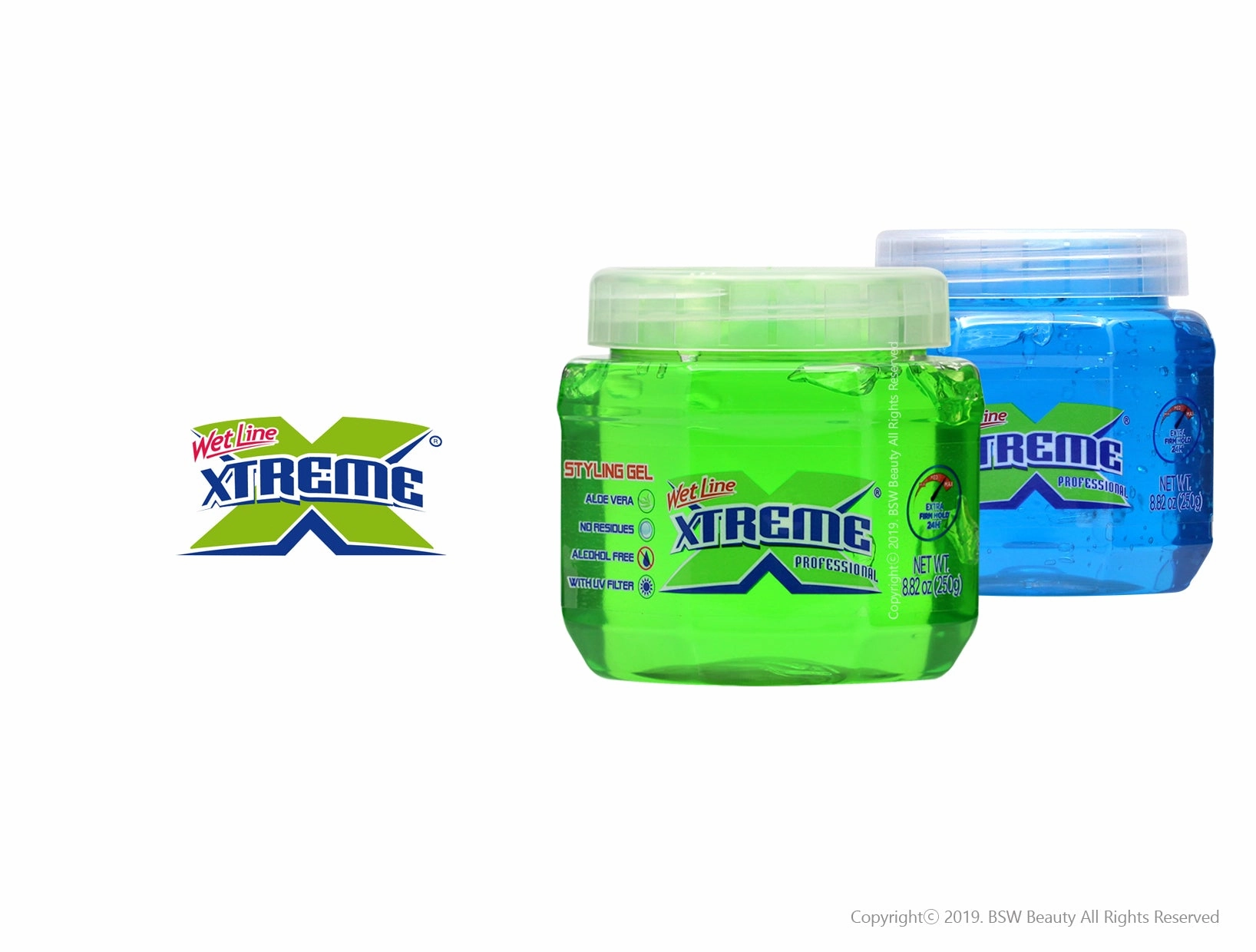 XTREME PROFESSIONAL WET LINE STYLING GEL EXTRA HOLD